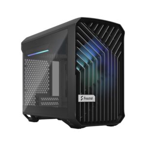 Fractal Design FD-C-TOR1N-02 Torrent Nano Tempered Glass Mini-ITX Computer Case Black RGB