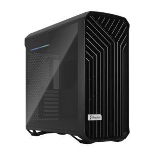 Fractal Design Torrent FD-C-TOR1A-06 Tempered Glass Dark Tint E-ATX Mid-Tower Case Black