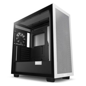 NZXT CM-H71FG-01 H7 Flow Mid-Tower ATX Case Black/White