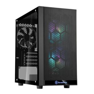 [SST-PS15B-PRO] SST-PS15B-PRO SilverStone  Precision PS15 ARGB Black Micro ATX Case, TG Window,