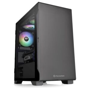 [CA-1Q9-00S1WN-00] CA-1Q9-00S1WN-00 Thermaltake  S100 Black Edition Tempered Glass Micro ATX Case