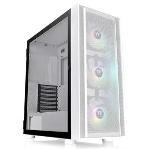 [CA-1T9-00M6WN-01] Thermaltake CA-1T9-00M6WN-01 H570 Mesh ARGB Tempered Glass Mid Tower E-ATX Case Snow Edition