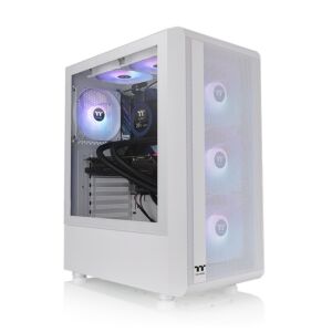 [CA-1X2-00M6WN-00] Thermaltake CA-1X2-00M6WN-00 S200 Mesh ARGB Tempered Glass Mid Tower ATX Case Snow Edition