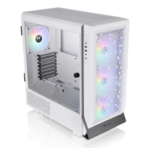 [CA-1X5-00M6WN-00] Thermaltake CA-1X5-00M6WN-00 Ceres 500 Tempered Glass ARGB Mid Tower E-ATX Case Snow Edition
