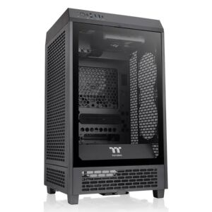 [CA-1X9-00S1WN-00] Thermaltake CA-1X9-00S1WN-00 The Tower 200 Tempered Glass Mini ITX Case Black Edition