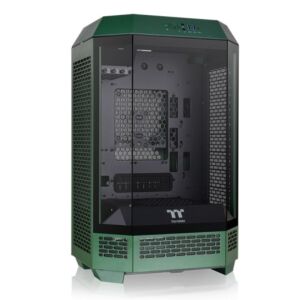 [CA-1Y4-00SCWN-00] Thermaltake CA-1Y4-00SCWN-00 The Tower 300 Tempered Glass mATX Case - Racing Green
