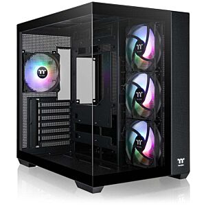 [CA-1Z2-00M1WN-00] Thermaltake CA-1Z2-00M1WN-00 View 380 Tempered Glass ARGB Mid Tower ATX Case Black Edition