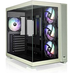 [CA-1Z2-00MEWN-00] Thermaltake CA-1Z2-00MEWN-00 View 380 Tempered Glass ARGB Mid Tower ATX Case Matcha Green Edition