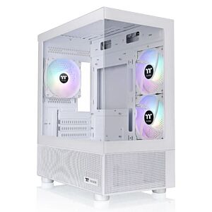 [CA-1Z4-00M6WN-00] Thermaltake CA-1Z4-00M6WN-00 View 170 ARGB Tempered Glass mATX Case Snow Edition