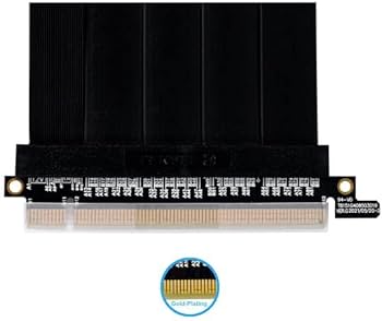 [PW-PCI-4-60X] PW-PCI-4-60X Lian Li PCIe 4.0 Riser Cable 600mm - Black