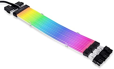 [PW12-PV2] PW12-PV2 Lian Li Strimer Plus V2 8-Pin Triple PCIe ARGB LED Extension Cable