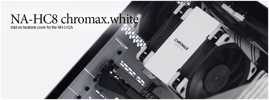 [NA-HC8-WHITE] NA-HC8-WHITE Noctua NA-HC8 Chromax White Heatsink Cover for NH-U12A