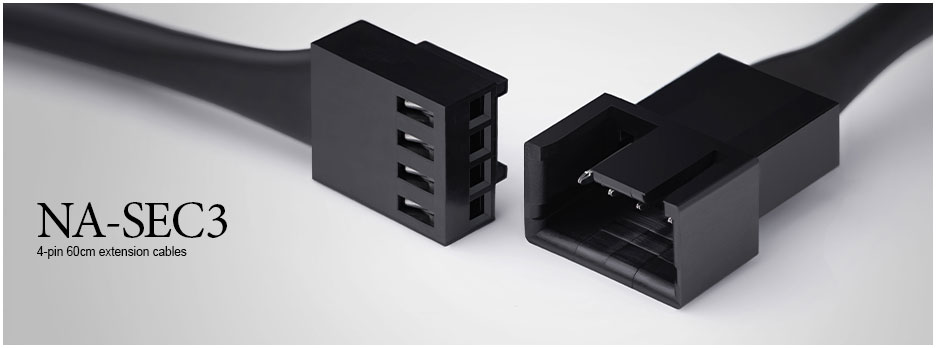 [NA-SEC3] Noctua NA-SEC3 60cm 4-Pin PWM Power Extension Cables 3-Pack