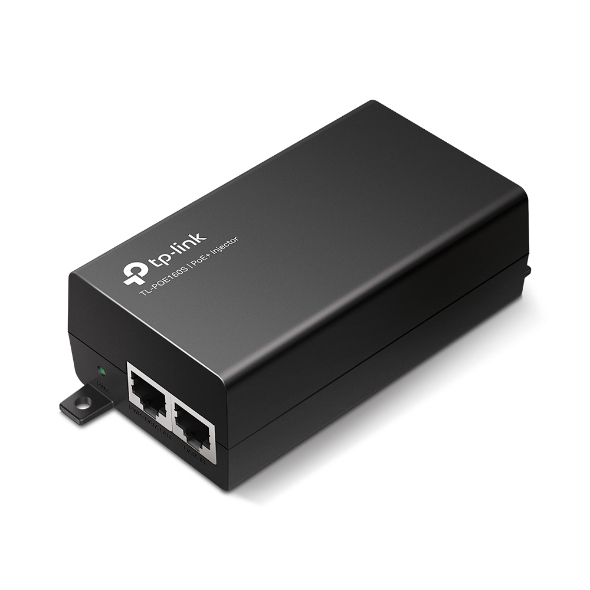 [TL-POE160S] TL-POE160S TP-LINK Power Over Ethernet PoE+ Injector, Wall Mountable with 2 Gigabit Ports: