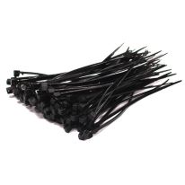 011.060.1027 Cable Ties 100mm x 2.5mm (4") Black | Bag of 1000