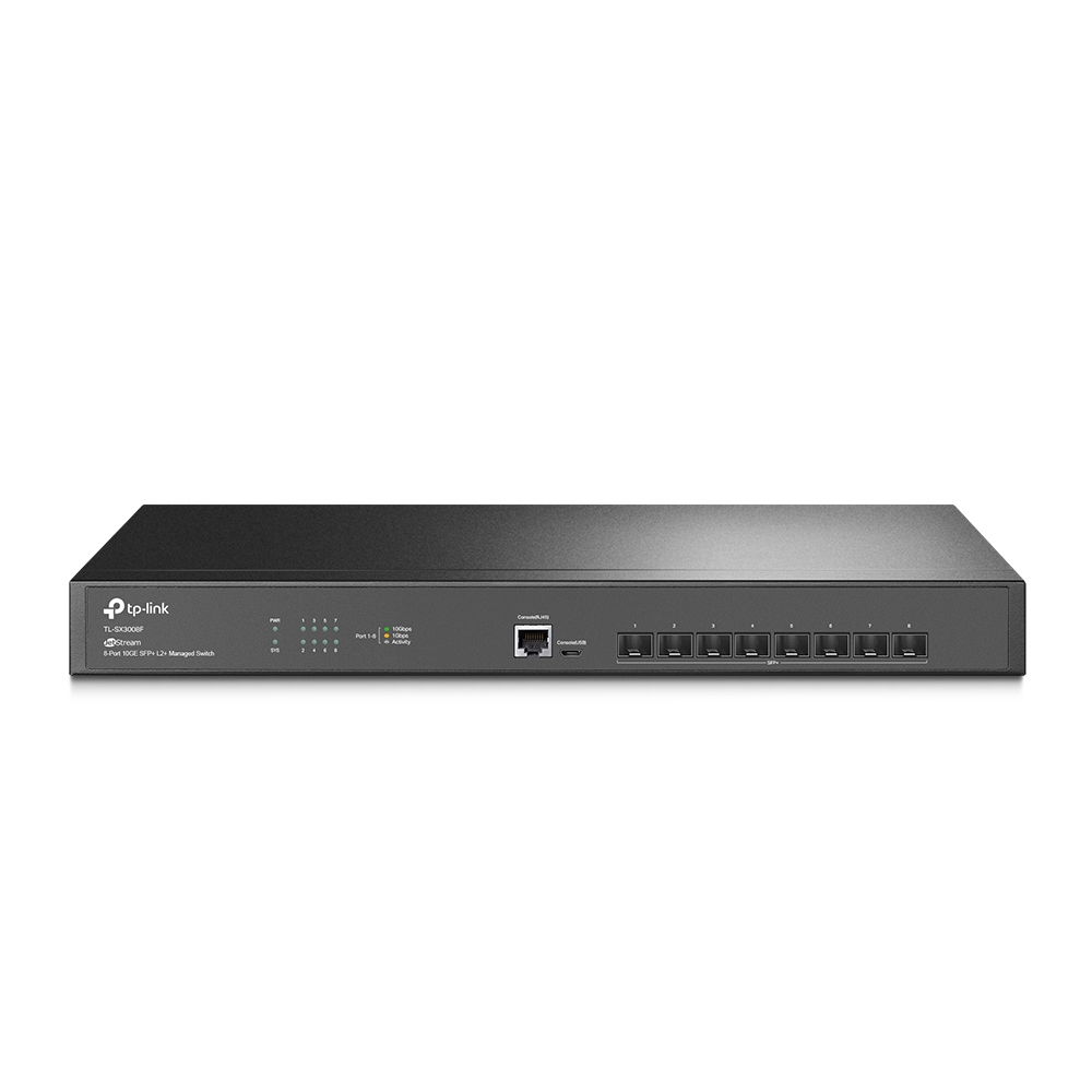 [TL-SX3008F] TL-SX3008F TP-Link  | JetStream 8 Port 10GE SFP+  L2 Managed Core Switch