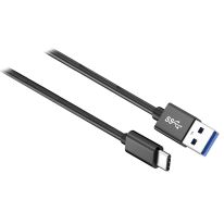 005.004.0020 2M USB 3.2 (3.1 GEN 2) USB A Male to USB Type C Male Cable | Supports 10Gbps and 60W