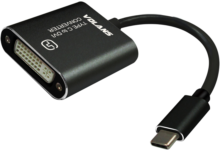 [VL-UCDV] VL-UCDV Aluminium USB Type-C to DVI Converter