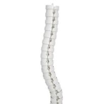 [002.008.0210] OE Elsafe: Umbilical Cable Management - Pathfinder Ceiling to Desk 2140mm in White