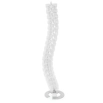 [002.008.0216] OE Elsafe: Umbilical Cable Management - Pathfinder Ceiling to Floor 2820mm in Clear