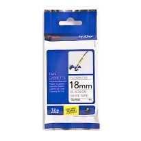 [003.024.0241] 003.024.0241 Brother Flexible TZe Tape - Black on White - 18mm