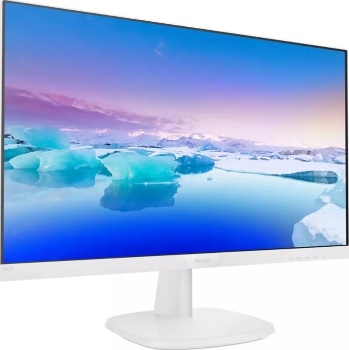 [243V7QDAW] 243V7QDAW 23.8" IPS 5ms Full HD Monitor White SPK Tilt VESA