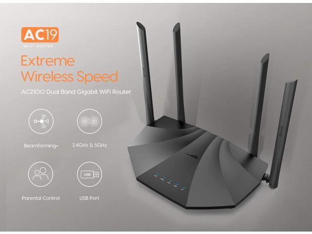 [AC19] AC19 Tenda  AC2100 Dual Band Gigabit WiFi Router 4x4 MU-MIMO