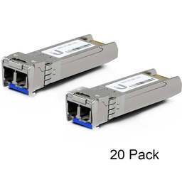 [UF-SM-10G-20] UF-SM-10G-20 Ubiquiti UFiber  SFP+ Single-Mode Module 10G 20-pack
