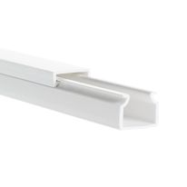 [013.002.1616] 013.002.1616 Cable Ducting 16mm(W) x 16mm(H) x 2m: White