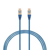 [004.300.0000] 0.25m CAT6A RJ45 S/FTP THIN LSZH 30 AWG Network Cable | Blue