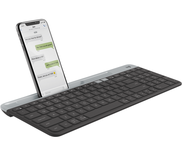 [920-009210] 920-009210 K580 Slim Multi Device Wireless Keyboard Graphite 