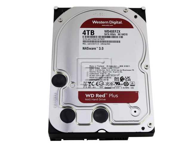 [WD40EFZX] WD Red Plus 3.5" 4TB SATA Internal Hard Drive HDD 128MB WD40EFZX