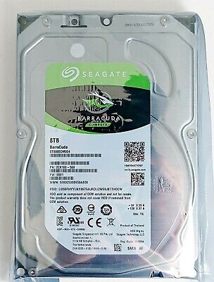 [ST8000DM004] BarraCuda 3.5" 8TB SATA Internal Hard Drive HDD 256MB ST8000DM004