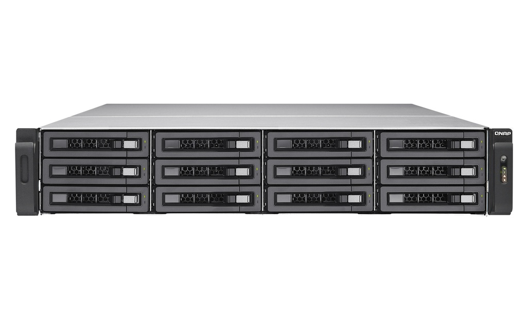 [TES-1885U-D1521-8GR] TES-1885U-D1521-8GR QNAP  12+6 Bay Diskless Rackmount NAS Xeon D-1521 2.4GHz 8GB