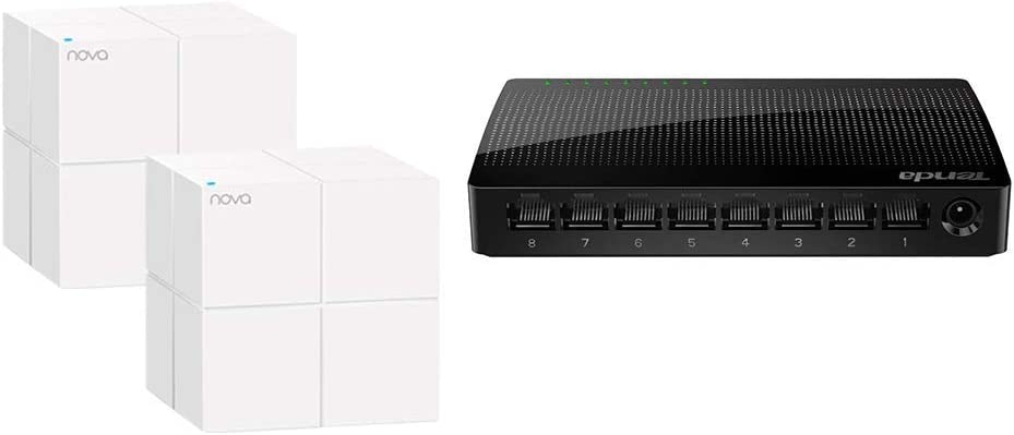 [MW6-2P] MW6-2P Tenda Nova MW6 2 Pack Whole Home Mesh Router WiFi System