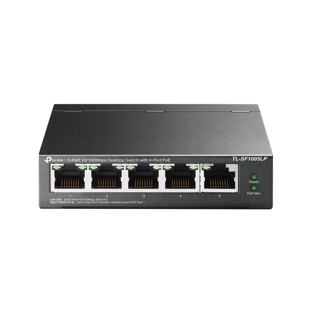 [TL-SF1005LP] TL-SF1005LP TP-Link  | 5 Port 10/100 Mbps Desktop Switch with 4 Port PoE