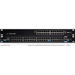 [ES-48-750W] ES-48-750W Ubiquiti Networks EdgeSwitch  48 Port Gigabit Rackmountable Switch