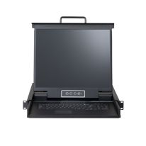 [006.008.7020] 006.008.7020 KVM 1RU Rackmount Console w/ 19" Monitor: 1-Port VGA