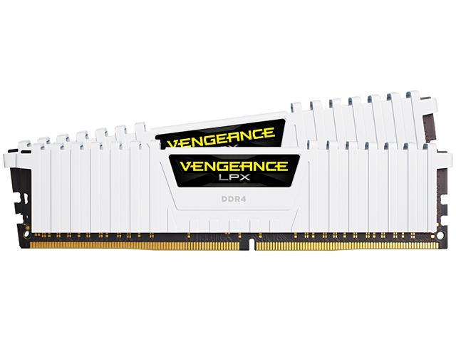 [CMK32GX4M2E3200C16W] Vengeance LPX DDR4 3200MHz 32GB (2x16) Desktop Memory White CMK32GX4M2E3200C16W