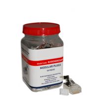 [005.002.0150] 005.002.0150 RJ45 CAT6 Solid 8P8C 23AWG Shielded Crimp Plug | 50 Pack