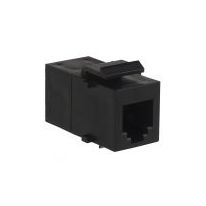 [005.005.0011] 005.005.0011 Cat 5E RJ45 Snap In Keystone Coupler Black | Pack of 10