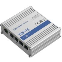 [TSW110] TSW110 Teltonika |  | 5 Port Industrial L2 Unmanaged Gigabit Switch, non-PoE, Plug-N-Play