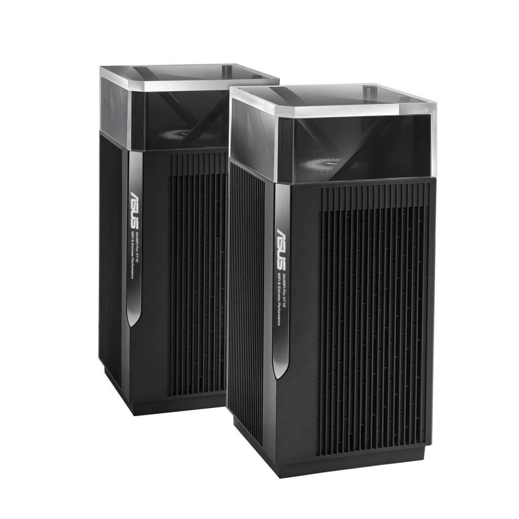 [XT12(2-PK)] XT12(2-PK) ASUS ZenWiFi Pro XT12 Tri-band Mesh WiFi 6 Gigabit System Black (2-Pack)