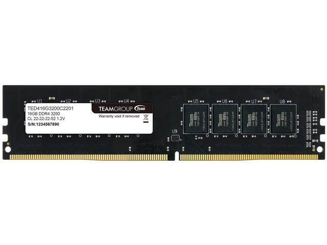 [TED416G3200C2201] TED416G3200C2201 Elite DDR4 3200MHz 16GB (1x16) Desktop Memory