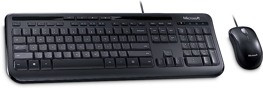[APB-00018] Microsoft Wired Desktop 600 DSK600 DT600 Wired Keyboard + Mouse Retail APB-00018