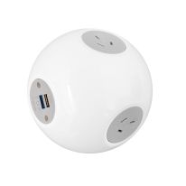 [016.012.0004] 016.012.0004 OE Elsafe: Pluto 2 x GPO / 1 x 5A TUF with 2000mm Lead with 10A Three Pin Plug - White