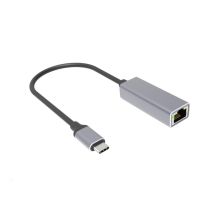 [005.001.1034] 20cm USB 3.1 Type-C Male to Female Ethernet Adapter