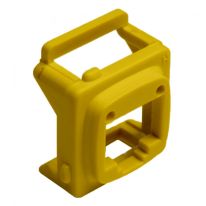 [003.001.0014] RJ45 Keystone to Australian Style Bezel |10 Pack Yellow