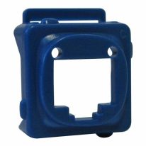 [003.001.0013] RJ45 Keystone to Australian Style Bezel |10 Pack Blue