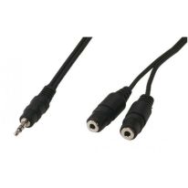 [022.000.0030] 022.000.0030 Stereo 3.5mm Jack Y Splitter Cable | 10cm